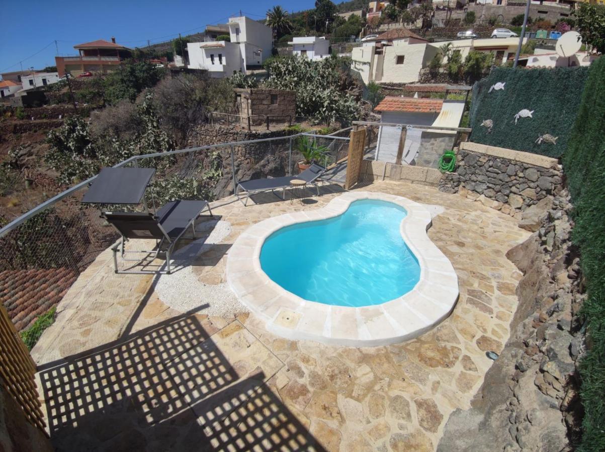 Romantic Hamlet Cottage With Private Pool La Fragua De Eliseo Candelaria Bagian luar foto