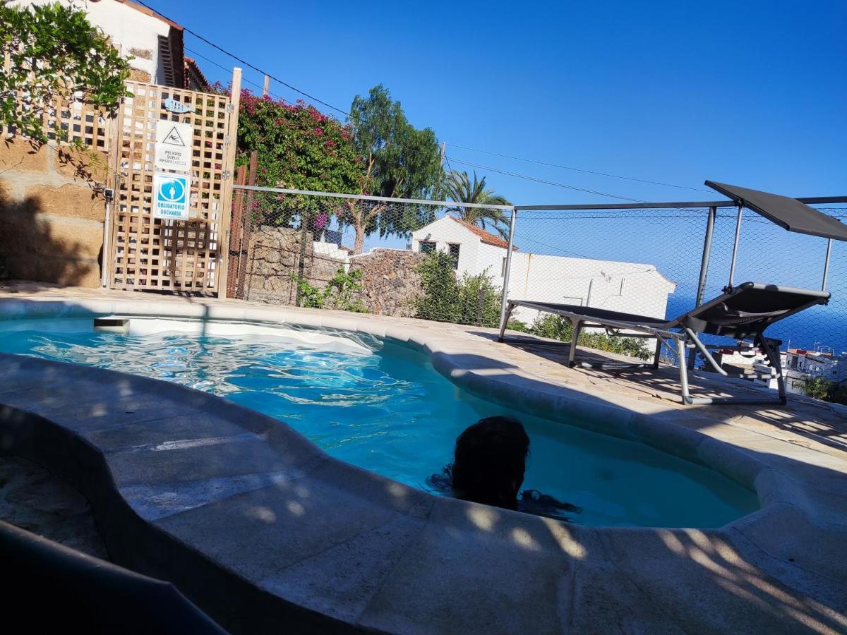 Romantic Hamlet Cottage With Private Pool La Fragua De Eliseo Candelaria Bagian luar foto